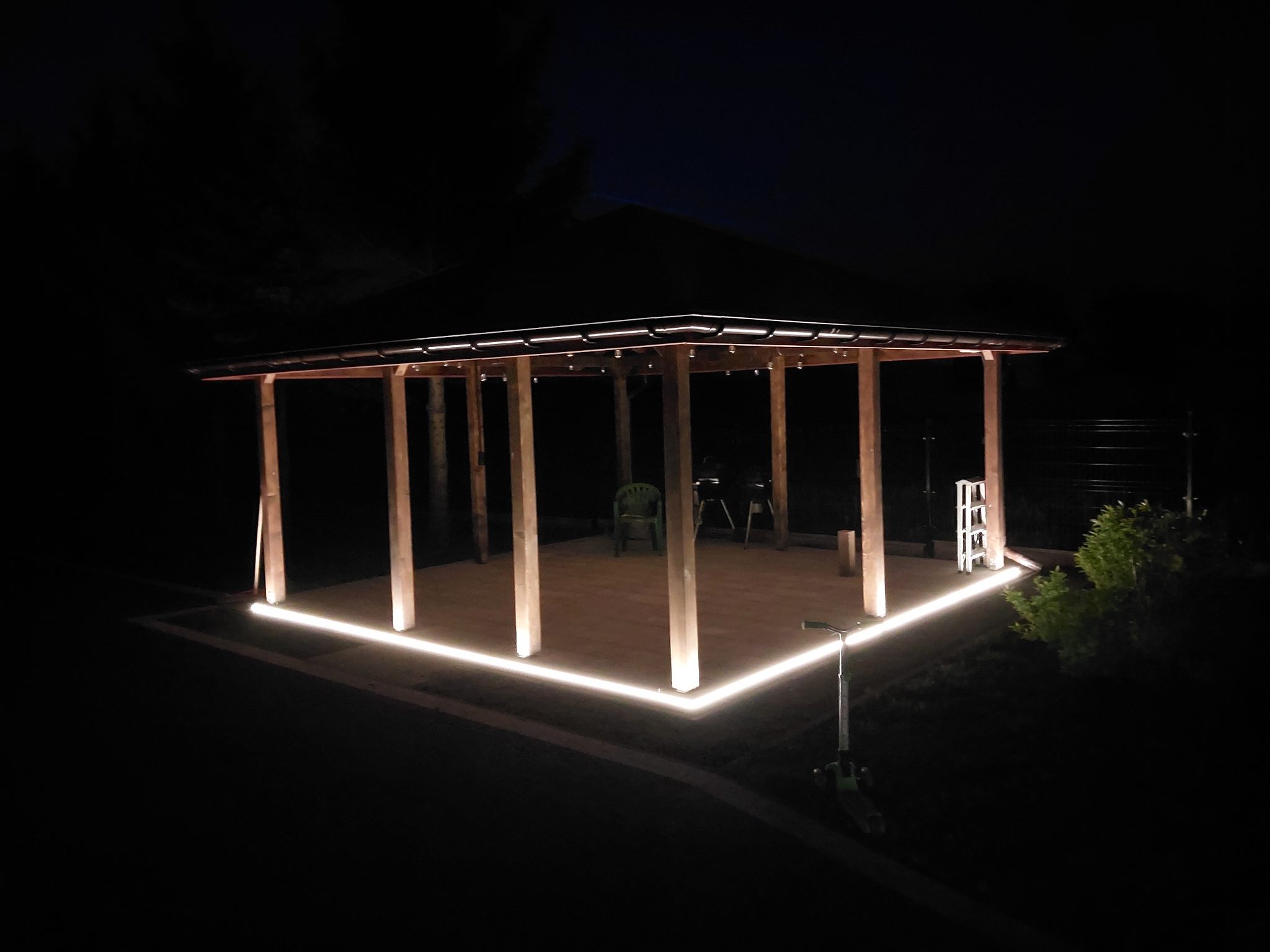 Electrician is working